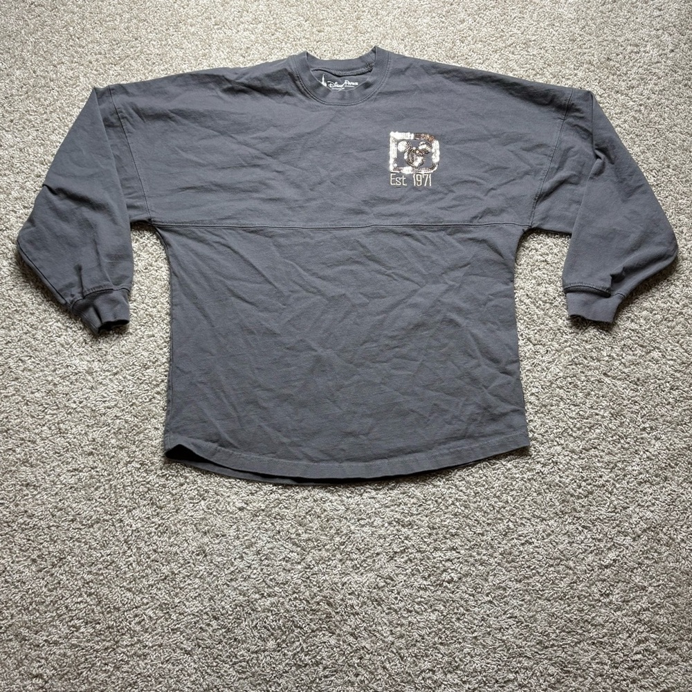 Disney Gray Long Sleeve Tee